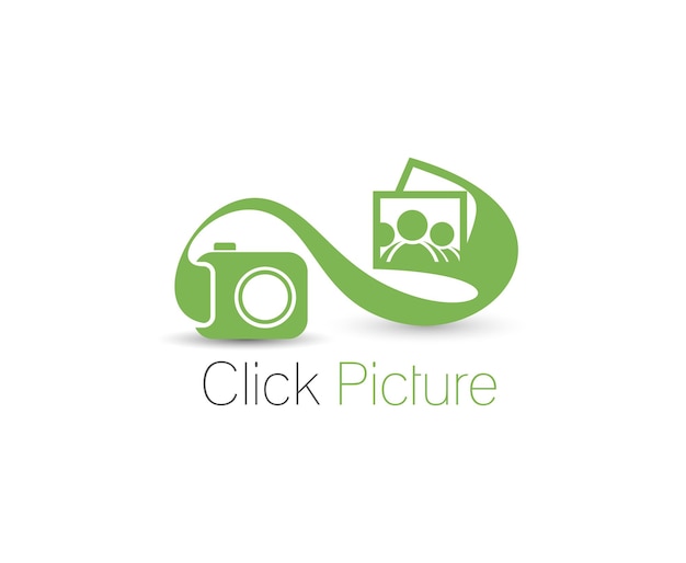 Selfie-Symbole und Vektor-Logo-Design-Element