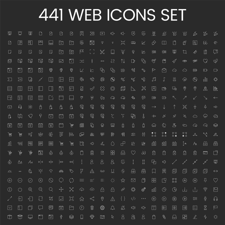 Kostenlose Vektor set computerikonenvektoren