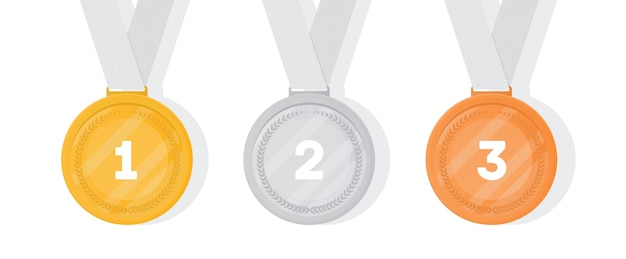 Auszeichnung Medaille Vorlage Premium Vektor