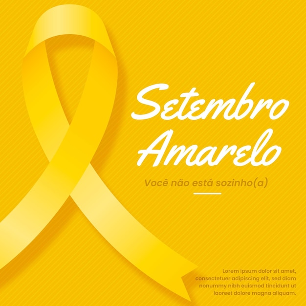 Setembro amarelo konzept