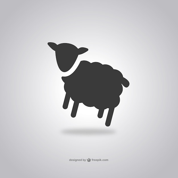 Kostenloser Vektor sheep icon