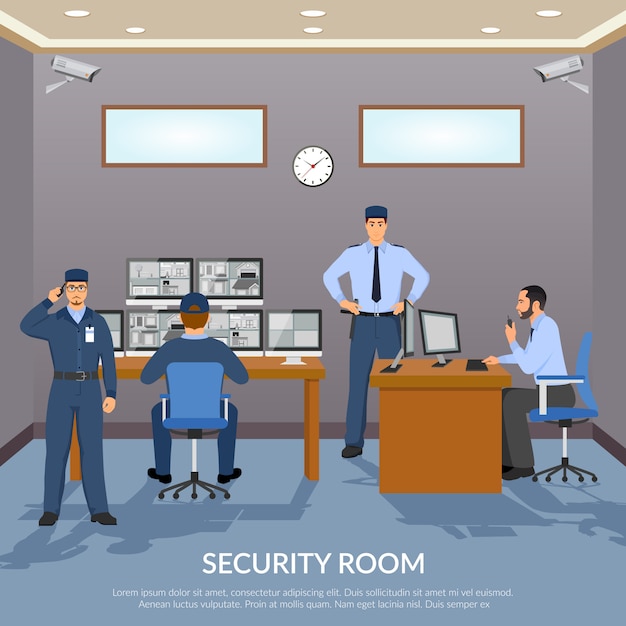 Sicherheitsraum illustration