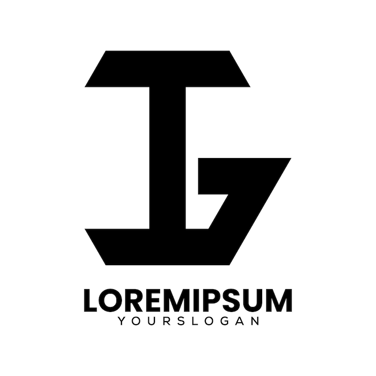 Kostenlose Vektor silhouette-logo eines kleinen mädchens beim radfahren