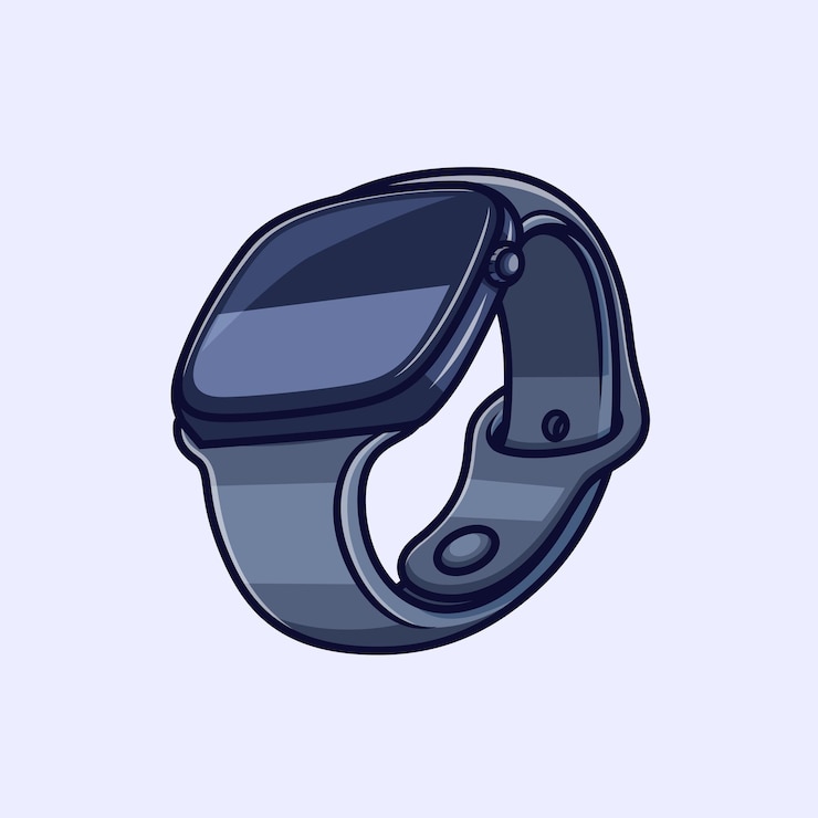 Kostenlose Vektor smart watch cartoon vector icon illustration technology object icon isolated flat vector (smart-uhr-kartoon-vektor-ikon-illustrationstechnologie) ist ein isolierter flacher vektor.