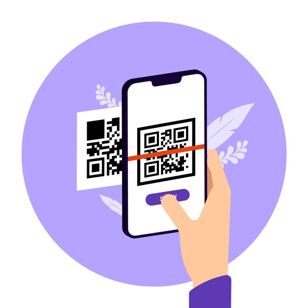 Smartphone-Scan des QR-Codes