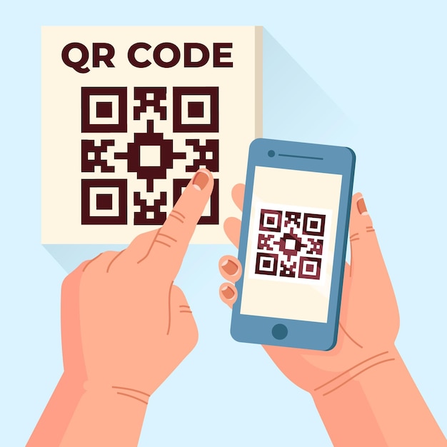 Smartphone-Scan des QR-Codes