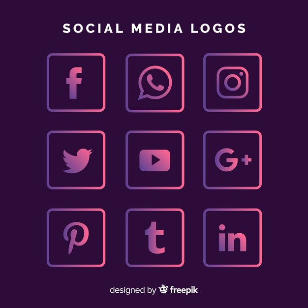 Social Media-Logo-Sammlung