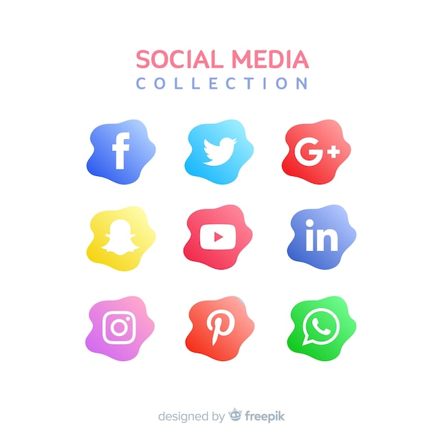 Social media-logo-sammlung