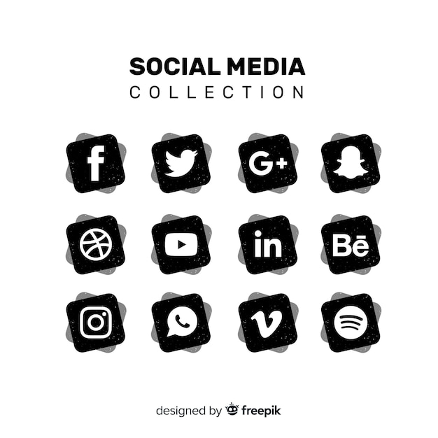 Social media-logo-sammlung