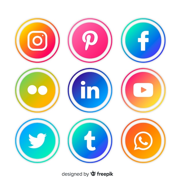 Social media-logo-sammlung