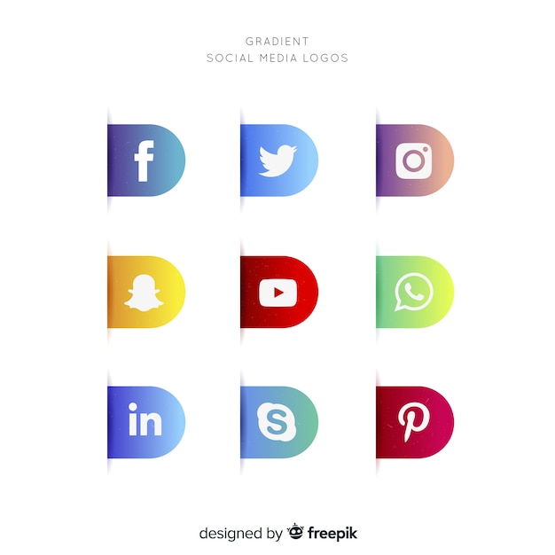 Social-media-logo-sammlung