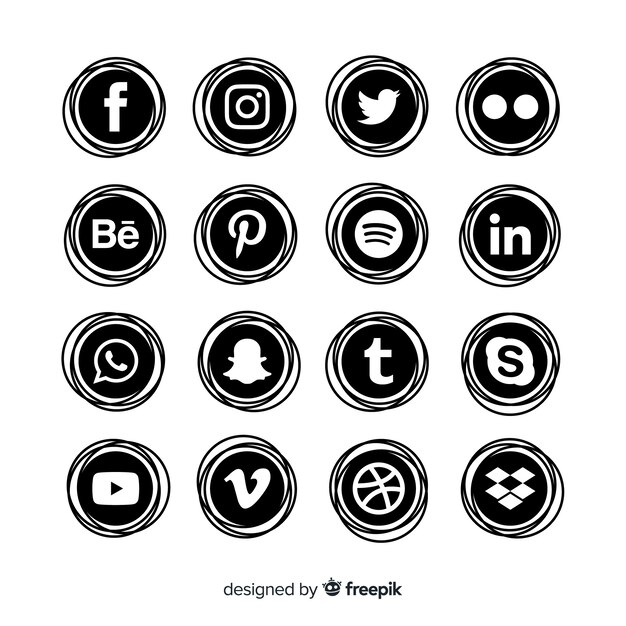 Social Media-Logosammlung