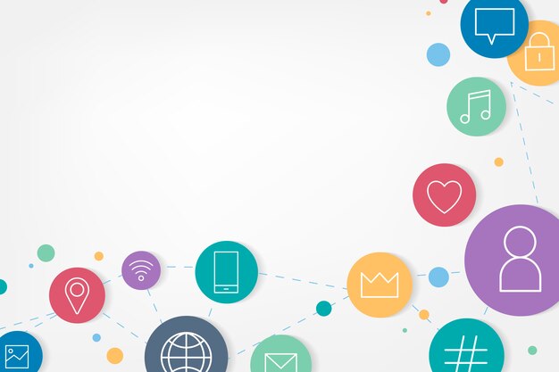 Social Media-Symbole