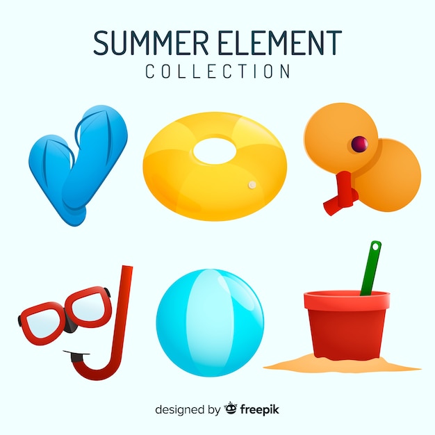 Sommer-Element-Sammlung