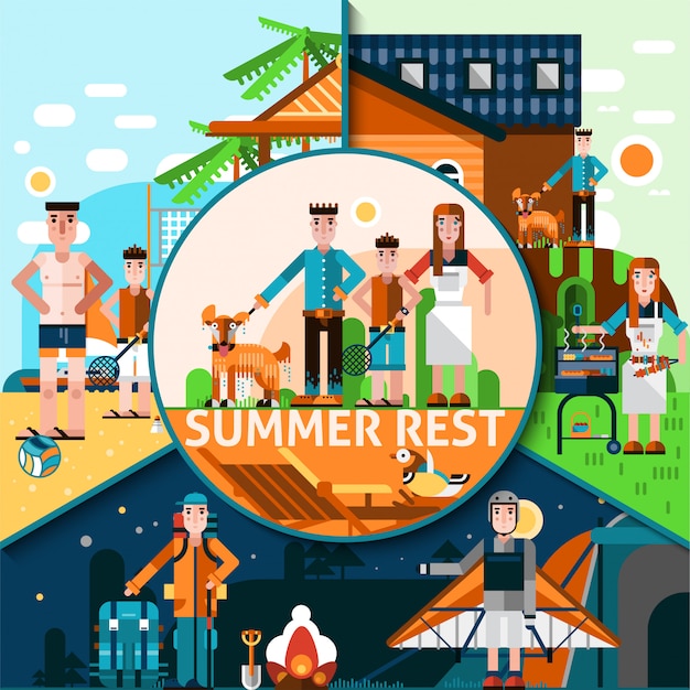 Sommer-Rest-Konzept