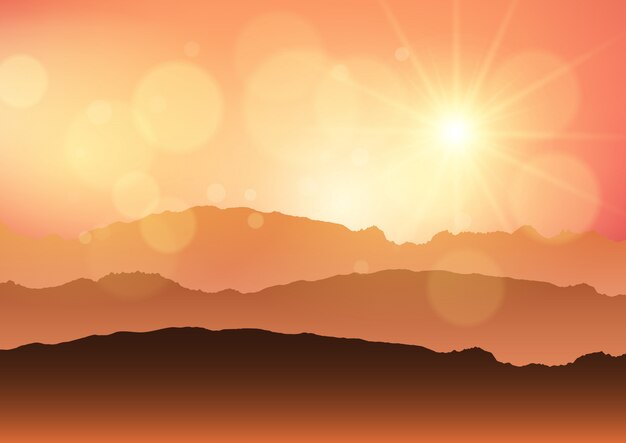 Sonnenuntergang Landschaft