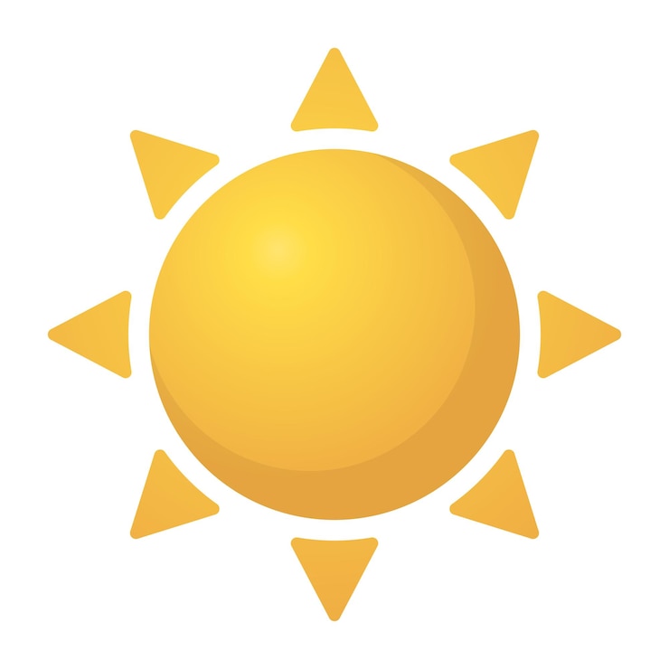 Kostenlose Vektor sonnenverlaufsstil