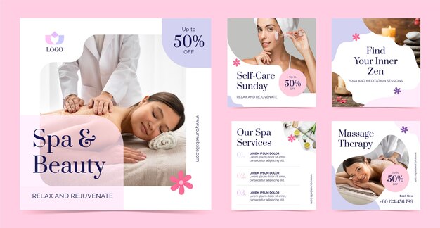 Spa Instagram Beitragsvorlage