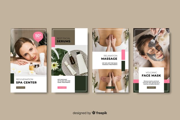 Spa Instagram Geschichten Vorlage