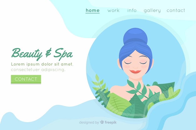 Spa landing page