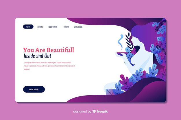 Spa Landing Page