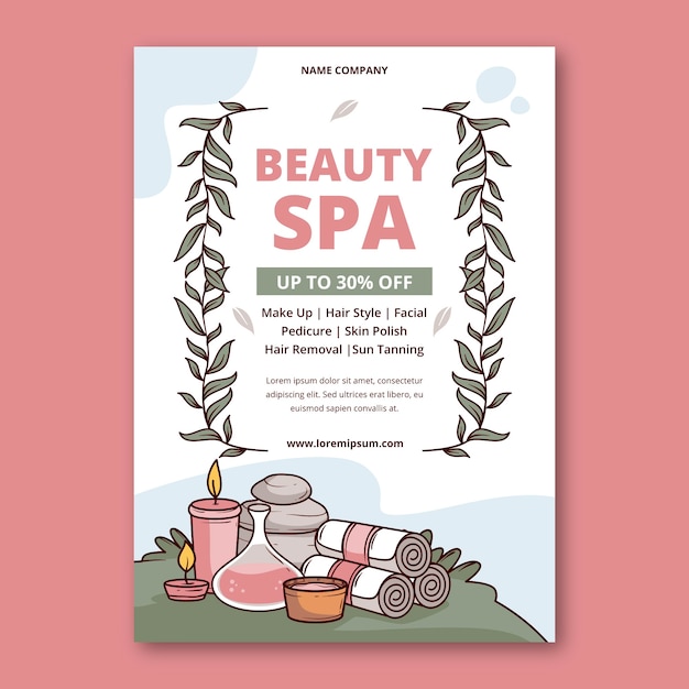 Spa-Poster-Design-Vorlage