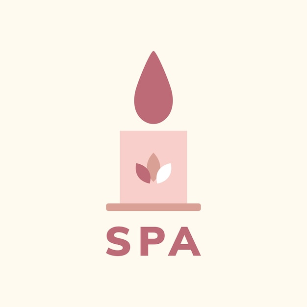 Spa und schönheit symbol vektor