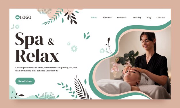 Spa-Vorlagendesign
