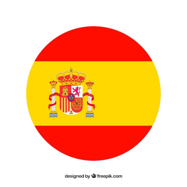 Spanischer Markierungsfahnenhintergrund