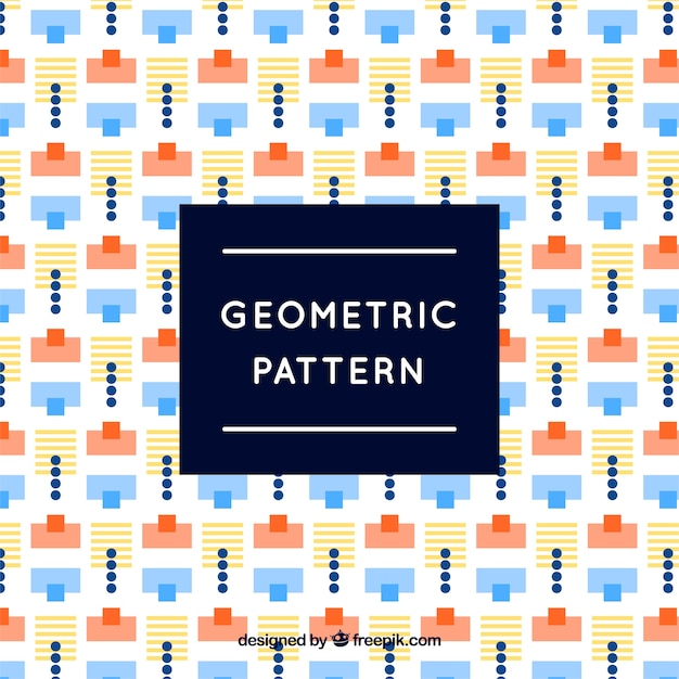 Kostenloser Vektor spaß und modernes geometrisches muster