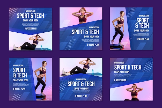 Sport & Tech Instagram Beiträge