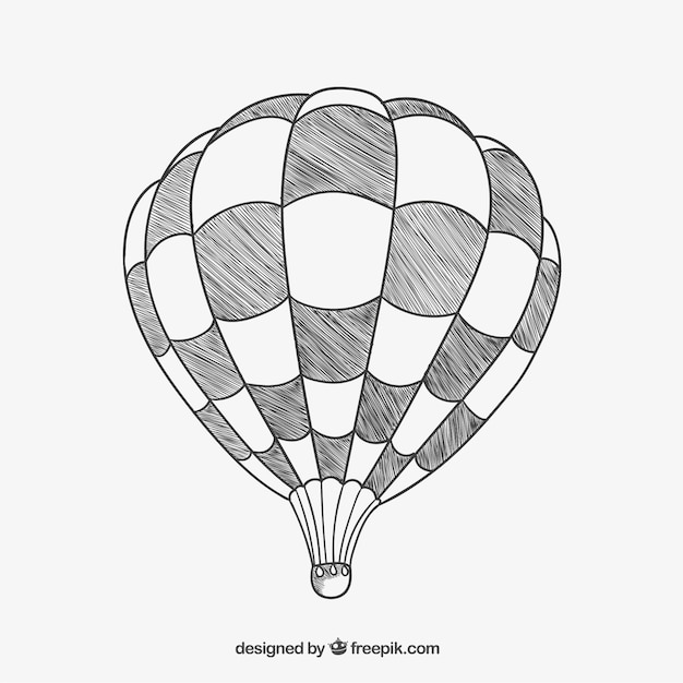Squared Heißluftballon