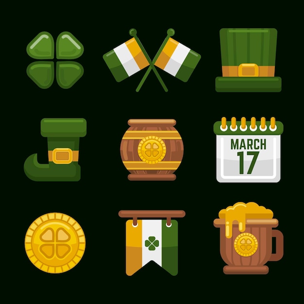 St. patrick's day elemente pack