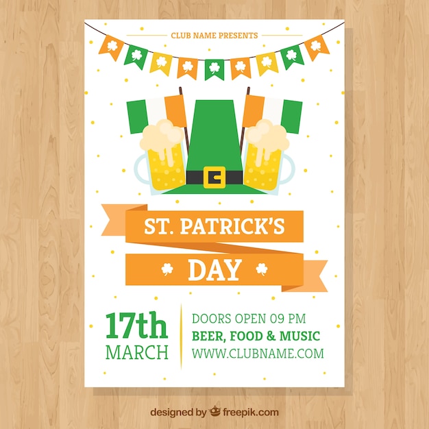 St. patrick's day flyer