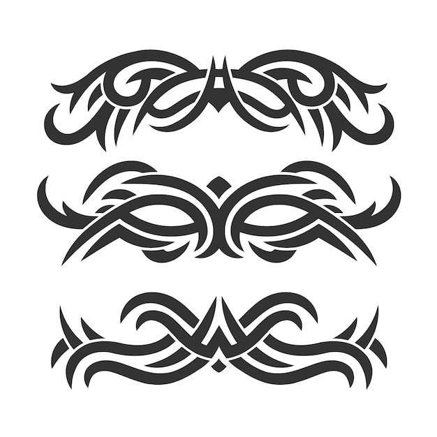 Stammes-tattoo-randelement
