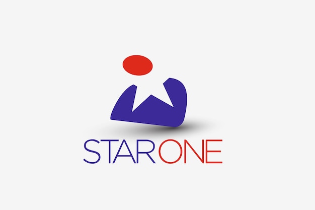 Starone-Vektorlogo und Symboldesign