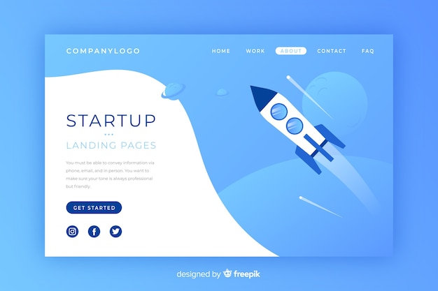 Start-landing-page