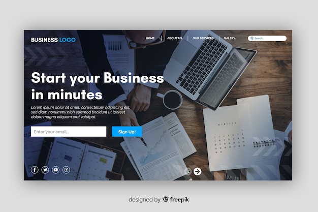 Start-up-business-landing-page