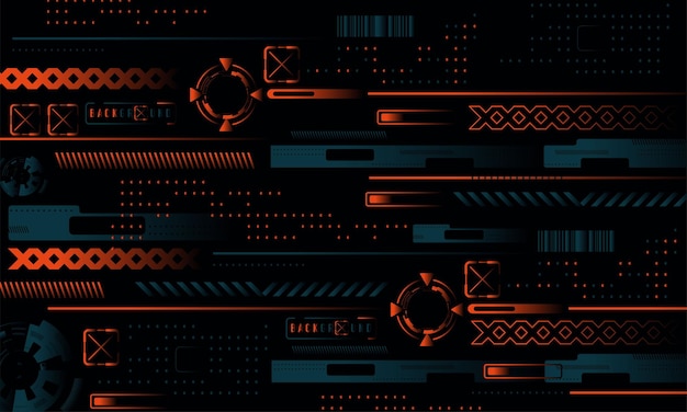 Stilvoller Hintergrund der abstrakten Cyberpunk-Form