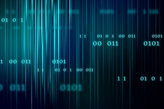 Stream von Binärcode-Hintergrund
