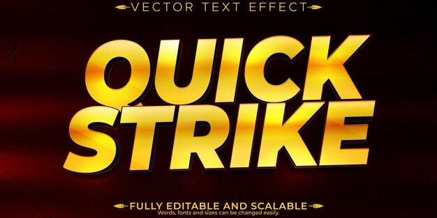 Strike-bearbeitbare Texteffekte, bearbeitbare Film- und Action-Textstile