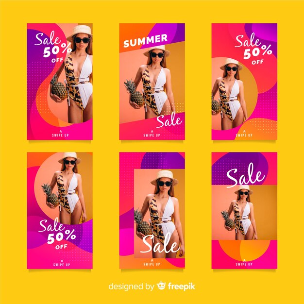 Summer sale instagram geschichten vorlagen