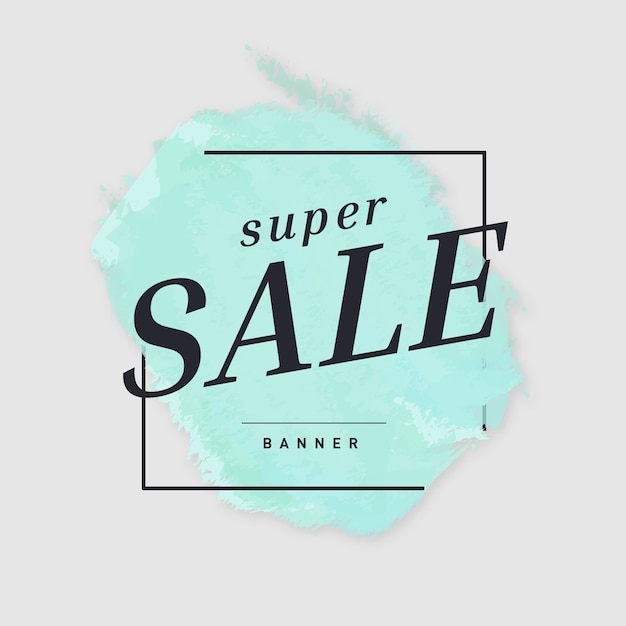 Super sale banner