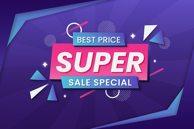 Super sale mit bestem preis hintergrund