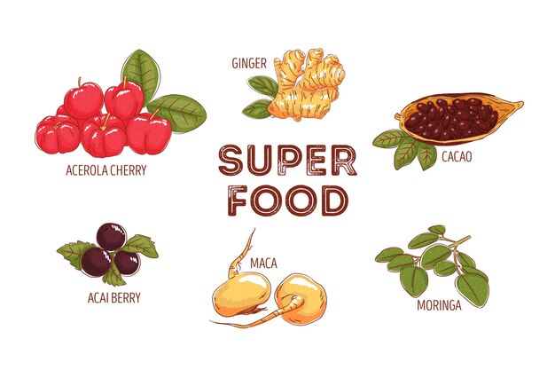 Superfood-Sammlung