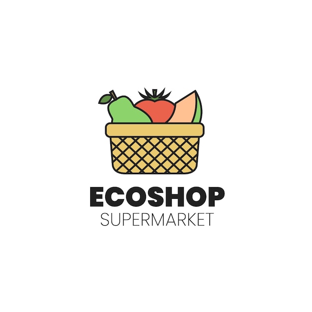 Supermarkt logo design