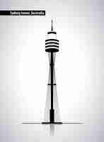 Kostenloser Vektor sydney tower australien