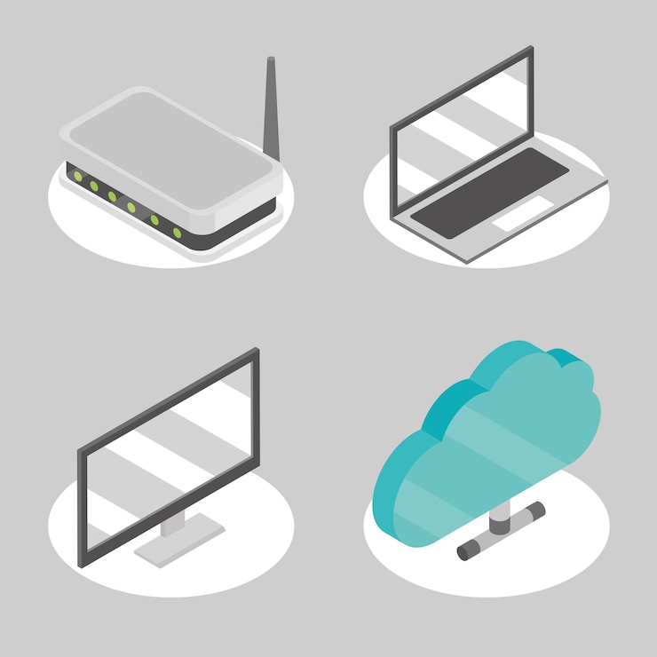 Kostenlose Vektor symbole für netzwerktechnik