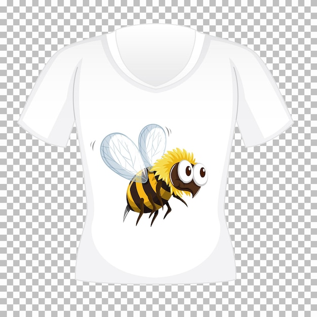 T-shirt-design mit grafik vorne