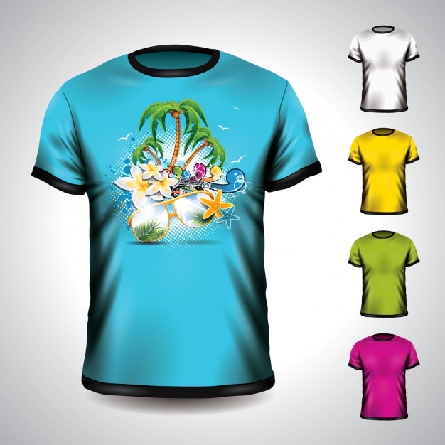 T-shirt mock-up-design